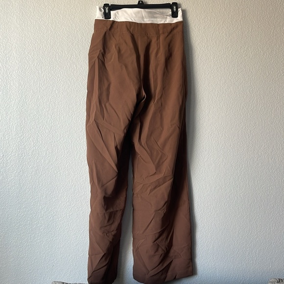 Wide leg Business pants with white waist band - Picture 2 of 2